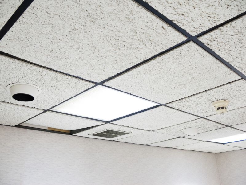 Damaged Acoustic Ceiling